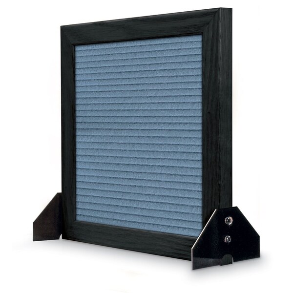 Indoor Enclosed Combo Board, 48"x36", Brnz Frame/Burgundy & Medium Grey